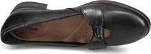 Load image into Gallery viewer, Clarks Trish Wave Black Leather 7.5 B (M)