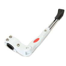 Load image into Gallery viewer, Foxnovo Bicycle Kickstand Adjustable Aluminium Alloy Bike Bicycle Side Stand (White)