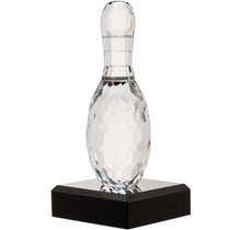 Load image into Gallery viewer, Crown Awards Crystal Bowling Trophies, 6 1/2" Mini Crystal Bowling Pin Pedestal Trophy, Great Bowling League Gifts Prime