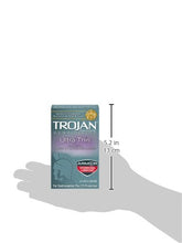 Load image into Gallery viewer, Trojan Condom Sensitivity Ultra Thin Spermicidal, 12 Count (Packaging May Vary)