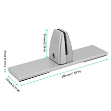 Load image into Gallery viewer, FUNSUEI 6 PCS Sneeze Guard Clamp Bracket, Desk Panel Clamp, Sneeze Guard Support Clamp with Screws, Desk Partition Clamp for Plexiglass or Acrylic Privacy Panel Partition