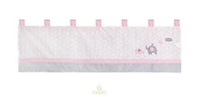 Load image into Gallery viewer, GEENNY OptimaBaby Pink Grey Elephant 6 Piece Baby Girl Nursery Crib Bedding Set