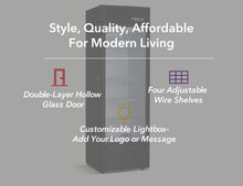 Load image into Gallery viewer, Premium Levella PRF907DX Single Door Merchandiser Refrigerator-Upright Beverage Cooler-9.0 cu ft-Black