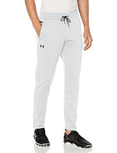 Load image into Gallery viewer, Under Armour Men's Armour Fleece Pants , Halo Gray (014)/Black , Large