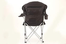 Load image into Gallery viewer, Stylish Camping Black/White Folding Reclining Outdoor Sports Camping Chair 36028
