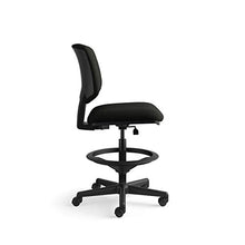 Load image into Gallery viewer, HON Volt Task Stool - Leather Office Stool for Standing Desk, Black (H5705)
