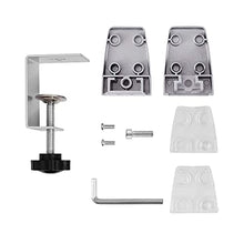 Load image into Gallery viewer, Zetek 2pcs Sneeze Guard C-Clamp Support - Dual Direction Adjustable 1/8" - 1/4" Materials, up to 2" Countertop