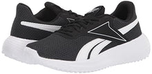 Load image into Gallery viewer, Reebok Women's Lite 3.0 Running Shoe, Black/White, 7.5