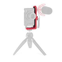 Load image into Gallery viewer, Joby Vert 3K, L-Bracket for Photos and Videos, Combinable with GorillaPod 3K Kit, Table Tripod for Mirrorless and CSC Cameras, Vlogging Camera, Youtuber and TIK Toker Content Creation,Red,JB01684-BWW