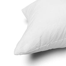 Load image into Gallery viewer, EDOW Throw Pillow Inserts, Set of 2 Lightweight Down Alternative Polyester Pillow, Couch Cushion, Sham Stuffer, Machine Washable. (White, 18x18)