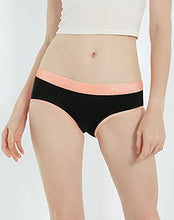 Load image into Gallery viewer, INNERSY Big Girls' Period Panties Menstrual Underwear for First Period Starter 3-Pack(Colored Black,L(12-14 yrs))