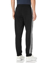 Load image into Gallery viewer, adidas Men's AEROREADY Essentials Tapered Cuff Woven 3-Stripes Pants, Black, Medium
