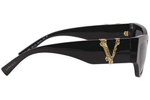 Load image into Gallery viewer, Versace Woman Sunglasses, Black Lenses Acetate Frame, 56mm