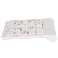 Load image into Gallery viewer, Lightweight Numeric Keypad, Wireless Keyboard, Nummer Keyboard, 18 Keys for PC(White)