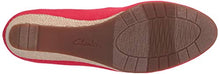 Load image into Gallery viewer, Clarks womens Mallory Luna Closed Wedge Platform, Red Textile, 7 US