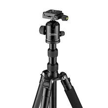 Load image into Gallery viewer, NATIONAL GEOGRAPHIC Travel Photo Tripod Kit with Monopod, Aluminium, 5-Section Legs, Twist Locks, Load up 8kg, Carrying Bag, Ball Head, Quick Release, NGTR002T