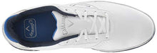 Load image into Gallery viewer, Callaway Men's Balboa TRX Golf Shoe, White/Blue, 12 M US