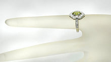 Load image into Gallery viewer, RB Gems Sterling Silver 925 Ring Genuine Gemstone Marquise Shape 0.70 Carat with Rhodium-Plated Finish (7, Peridot)