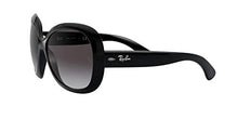 Load image into Gallery viewer, Ray-Ban Women's RB4098 Jackie Ohh II Butterfly Sunglasses, Black/Light Grey Gradient Dark Grey, 60 mm