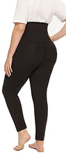 Load image into Gallery viewer, TOUCH LOOM Maternity Pants Maternity Over Belly High Waist Full Length Leggings Pants for Women Maternity Clothes Pregnant,Large,Black/Black