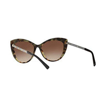 Load image into Gallery viewer, Versace VE4348 Sunglasses 517713-57 - Black/Havana Frame, Brown Gradient VE4348-517713-57