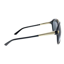 Load image into Gallery viewer, Versace VE 4341 GB1/87 Black Plastic Pilot Sunglasses Grey Lens