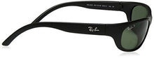 Load image into Gallery viewer, Ray-Ban Men's RB4033 Rectangular Sunglasses, Matte Black/Polarized Green, 60 mm