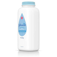 Load image into Gallery viewer, Johnson's Baby Powder with Naturally Derived Cornstarch Aloe & Vitamin E, Hypoallergenic, 9 oz