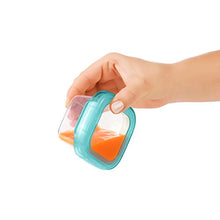 Load image into Gallery viewer, OXO Tot Baby Blocks Food Storage Containers, Aqua, 4 oz
