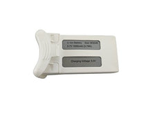 Load image into Gallery viewer, sea jump 2PCS 3.7V 1000mAh Li Battery for SJRC S20W T25 Four-axis Drone Spare Parts RC Aircraft Battery White
