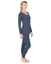 Load image into Gallery viewer, Kindred Bravely Jane Nursing Pajama Set | Nursing Pajamas for Breastfeeding (Slate Blue, Small)