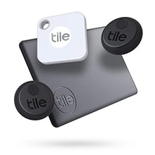 Load image into Gallery viewer, Tile Essentials (2020) 4-pack (1 Mate, 1 Slim, 2 Stickers) - Bluetooth Tracker & Item Locators for Keys, Wallets, Remotes & More; Easily Find All Your Things