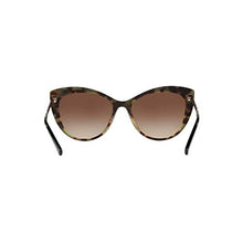Load image into Gallery viewer, Versace VE4348 Sunglasses 517713-57 - Black/Havana Frame, Brown Gradient VE4348-517713-57