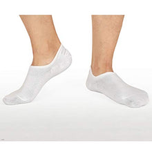 Load image into Gallery viewer, Men&Women No Show Low Cut Socks Cotton No See invisible Non-Slide White Socks 6 Pack