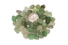 Load image into Gallery viewer, ZenQ 1 lb Green Aventurine Tumbled Stone Chips Crushed Natural Crystal Quartz Pieces