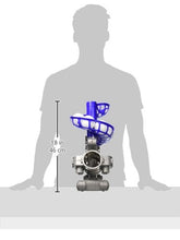 Load image into Gallery viewer, Franklin Sports MLB Electronic Baseball Pitching Machine - Includes Six Plastic Baseballs, Silver/Blue (6696S3)