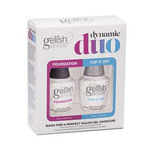 Load image into Gallery viewer, Gelish dynamic duo soak off gel nail polish foundation base and top sealer,0.5 Fl Oz