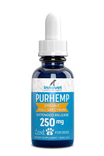 Load image into Gallery viewer, Innovet Pet PurHemp+ Hemp Oil for Dogs and Cats -100% Organic Natural Calming Drops - Anxiety Support - Hip and Joint Health - Pain Relief for Pets: Made in The USA (250mg PurHemp+)