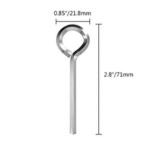Load image into Gallery viewer, Alamic 5/32 inch Standard Hex Dogging Key with Full Loop Allen Wrench Door Key for Push Bar Panic Exit Devices - 6 Pack