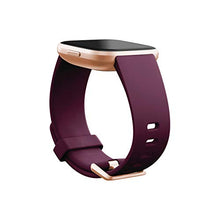 Load image into Gallery viewer, Fitbit Versa 2 Health and Fitness Smartwatch with Heart Rate, Music, Alexa Built-In, Sleep and Swim Tracking, Bordeaux/Copper Rose, One Size (S and L Bands Included)