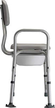 Load image into Gallery viewer, NOVA Padded Tub Transfer Bench for Bath or Shower with Commode Opening, Seat & Backrest Removable & Reversible, Comes with Commode Bucket & Lid
