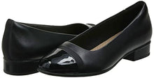 Load image into Gallery viewer, Clarks womens Juliet Monte Pump, Black Leather/Synthetic, 8 US