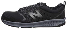 Load image into Gallery viewer, New Balance Men's 412 V1 Alloy Toe Industrial Shoe, Black/Silver, 14 M US