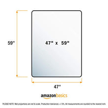 Load image into Gallery viewer, AmazonBasics Vinyl Chair Mat Protector for Hard Floors 47" x 59"