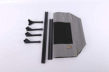 Load image into Gallery viewer, K&H PET PRODUCTS Original Pet Cot Elevated Dog Bed Gray/Black Mesh Large 30 X 42 X 7 Inches
