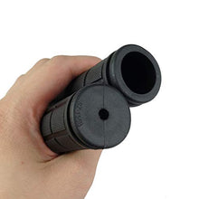 Load image into Gallery viewer, Kasteco 2 Pairs Bicycle Handle Bar Grips Mushroom Grips for BMX/MTB/Road Mountain/Boys and Girls Kids Bikes, Black