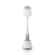 Load image into Gallery viewer, OXO Tot Bottle Brush with Nipple Cleaner and Stand, Gray