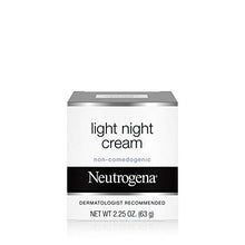 Load image into Gallery viewer, Neutrogena Light Facial Night Cream, 2.25 Oz.