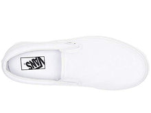 Load image into Gallery viewer, Vans Women's Asher Low Slip On Sneaker Wht/Wht 8 Medium US