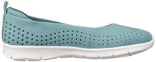 Load image into Gallery viewer, Clarks Women's Step Allena Sea Loafer Flat, Aqua Microfiber, 10 M US